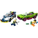 LEGO City 60415 Inseguimento della Macchina da Corsa, 2 Modellini di Auto della Polizia, Giocattolo per Bambini di 6+ Anni, Giochi di costruzione 2 Modellini di Auto della Polizia, Giocattolo per Bambini di 6+ Anni, Set da costruzione, 6 anno/i, Plastica, 213 pz, 373 g