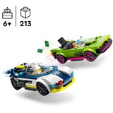 LEGO City Inseguimento della macchina da corsa, Giochi di costruzione Set da costruzione, 6 anno/i, Plastica, 213 pz, 373 g
