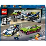 LEGO City Inseguimento della macchina da corsa, Giochi di costruzione Set da costruzione, 6 anno/i, Plastica, 213 pz, 373 g