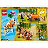 LEGO Creator 3-in-1 Tigre maestosa Set da costruzione, 9 anno/i, Plastica, 755 pz, 865 g