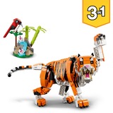 LEGO Creator 3-in-1 Tigre maestosa, Giochi di costruzione Set da costruzione, 9 anno/i, Plastica, 755 pz, 865 g