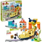 LEGO DUPLO 10428 Grande Treno Comunitario Interattivo, Giochi per Bambini e Bambine 3+ con Treno Push&Go, Regali Educativi, Giochi di costruzione Giochi per Bambini e Bambine 3+ con Treno Push&Go, Regali Educativi, Set da costruzione, 3 anno/i, Plastica, 103 pz, 2,57 kg