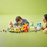LEGO DUPLO 10428 Grande Treno Comunitario Interattivo, Giochi per Bambini e Bambine 3+ con Treno Push&Go, Regali Educativi, Giochi di costruzione Giochi per Bambini e Bambine 3+ con Treno Push&Go, Regali Educativi, Set da costruzione, 3 anno/i, Plastica, 103 pz, 2,57 kg