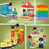LEGO DUPLO 10428 Grande Treno Comunitario Interattivo, Giochi per Bambini e Bambine 3+ con Treno Push&Go, Regali Educativi, Giochi di costruzione Giochi per Bambini e Bambine 3+ con Treno Push&Go, Regali Educativi, Set da costruzione, 3 anno/i, Plastica, 103 pz, 2,57 kg