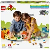 LEGO DUPLO 10428 Grande Treno Comunitario Interattivo, Giochi per Bambini e Bambine 3+ con Treno Push&Go, Regali Educativi, Giochi di costruzione Giochi per Bambini e Bambine 3+ con Treno Push&Go, Regali Educativi, Set da costruzione, 3 anno/i, Plastica, 103 pz, 2,57 kg