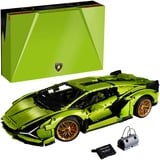 LEGO Technic Lamborghini Sián FKP 37 - 42115 verde chiaro, Set da costruzione, 8 anno/i, Plastica, 457 pz, 6,12 kg