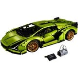 LEGO Technic Lamborghini Sián FKP 37 - 42115 verde chiaro, Set da costruzione, 8 anno/i, Plastica, 457 pz, 6,12 kg