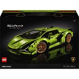 LEGO Technic Lamborghini Sián FKP 37 - 42115 verde chiaro, Set da costruzione, 8 anno/i, Plastica, 457 pz, 6,12 kg