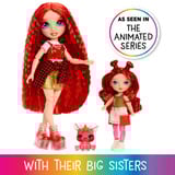 MGA Entertainment Rainbow High Littles Fantasy Fairies - Apple, Bambola 