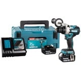 Makita Trapano avvitatore a batteria DDF486RTJ, 18 Volt blu/Nero