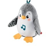 Mattel HNC10 peluche, Peluche animali Nero/Bianco, 0 anno/i, Sonoro, Stilo AA, Batterie incluse