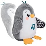 Mattel HNC10 peluche, Peluche animali Nero/Bianco, 0 anno/i, Sonoro, Stilo AA, Batterie incluse