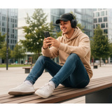 Medion Life HX1-Pure Cuffie Over-Ear Nero