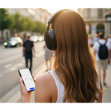 Medion Life HX1-Pure Cuffie Over-Ear Nero