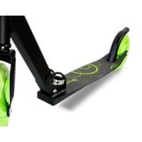 Muuwmi Lights Monopattino in alluminio GLOW 215 mm, Scooter Nero/Verde