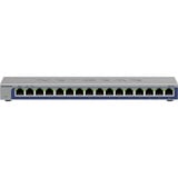 Netgear GS116 Non gestito L2 Gigabit Ethernet (10/100/1000) Nero, Interruttore Non gestito, L2, Gigabit Ethernet (10/100/1000)
