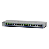 Netgear GS116 Non gestito L2 Gigabit Ethernet (10/100/1000) Nero, Interruttore Non gestito, L2, Gigabit Ethernet (10/100/1000)