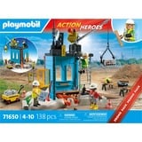PLAYMOBIL Action Heroes Cantiere, Giochi di costruzione 
