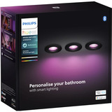 Philips Hue Spot da incasso White & Color Ambiance Xamento set da 3, Luce LED Nero