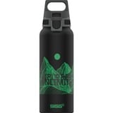 SIGG WMB ONE Pathfinder Black 1,0L, Bottiglia di acqua Nero
