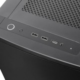 SilverStone SETA Q1 Midi Tower Blu Nero, Midi Tower, PC, Blu, EEB, ATX, EATX, micro ATX, Mini-ITX, SSI CEB, Plastica, Acciaio, 18,2 cm