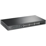 TP-Link TL-SG3428 switch di rete Gestito L2/L3 Gigabit Ethernet (10/100/1000) 1U Nero Gestito, L2/L3, Gigabit Ethernet (10/100/1000), Montaggio rack, 1U