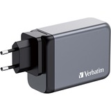 Verbatim GNC-240 Universale Nero, Grigio AC Ricarica rapida Interno, Caricabatterie grigio, Interno, AC, 28 V, Nero, Grigio