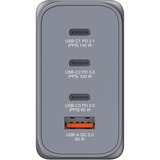 Verbatim GNC-240 Universale Nero, Grigio AC Ricarica rapida Interno, Caricabatterie grigio, Interno, AC, 28 V, Nero, Grigio