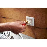 Wiha Tester di tensione Volt Detector, unipolare 12-1.000 V AC, Dispositivo di tracciamento rosso/Giallo