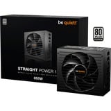 be quiet! BN337 alimentatore per computer 850 W 20+4 pin ATX ATX Nero, Alimentatore PC Nero, 850 W, 100 - 240 V, 920 W, 50/60 Hz, 10/5 A, 150 W