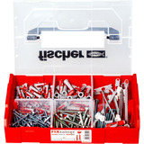fischer 541357, Tassello grigio chiaro/Rosso