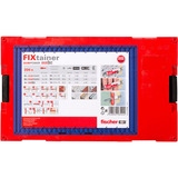 fischer FixTainer - DuoPower/DuoTec + viti, Tassello grigio chiaro/Rosso