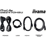 iiyama GB2470HSU-B6, Monitor di gioco Nero (opaco)