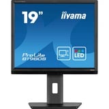 iiyama ProLite B1980S-B1 Monitor PC 48,3 cm (19") 1280 x 1024 Pixel VGA LED Nero, Monitor LED Nero (opaco), 48,3 cm (19"), 1280 x 1024 Pixel, VGA, LED, 3 ms, Nero