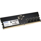 ADATA AD5U48008G-S memoria 8 GB 1 x 8 GB DDR5 4800 MHz Data Integrity Check (verifica integrità dati) Nero, 8 GB, 1 x 8 GB, DDR5, 4800 MHz, 288-pin DIMM