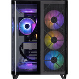 ALTERNATE Gaming-PC • RTX 5080 • AMD Ryzen™ 7 9800X3D • 32 GB RAM Ricondizionato, PC Gaming Nero/trasparente