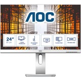 AOC P1 X24P1/GR Monitor PC 61 cm (24") 1920 x 1200 Pixel WUXGA LED Grigio argento, 61 cm (24"), 1920 x 1200 Pixel, WUXGA, LED, 4 ms, Grigio