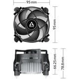 ARCTIC Alpine 17 CO, raffreddamento CPU  Nero
