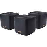 ASUS ZenWiFi Mini XD4 router wireless Gigabit Ethernet Banda tripla (2.4 GHz/5 GHz/5 GHz) Nero Nero, Wi-Fi 6 (802.11ax), Banda tripla (2.4 GHz/5 GHz/5 GHz), Collegamento ethernet LAN, Nero, Router portatile