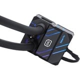 Alphacool Pro Aurora 420 CPU AIO Processore Kit di raffreddamento a liquido 14 cm Nero, Bianco, Raffreddamento ad acqua Nero, Kit di raffreddamento a liquido, 14 cm, 154,1 m³/h, Nero, Bianco