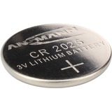 Ansmann CR 2025 Batteria monouso CR2025 Ioni di Litio argento, Batteria monouso, CR2025, Ioni di Litio, 3 V, 1 pz, Nichel