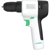 BLACK+DECKER REVDD12C-QW, Trapano avvitatore bianco/Nero