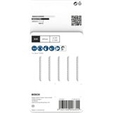 Bosch 2 608 634 897 lama per sega a gattuccio, sega a traforo e sega universale Epossidico, In legno duro, Pannello laminato, Plastica, 1,7 mm