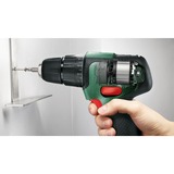Bosch EasyImpact 12 1300 Giri/min Senza chiave 1 kg Nero, Verde, Trapano a percussione verde/Nero, Trapano con impugnatura a pistola, Senza chiave, Senza spazzola, 1 cm, 1300 Giri/min, 2 cm