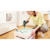 Bosch EasyImpact 12 1300 Giri/min Senza chiave 1 kg Nero, Verde, Trapano a percussione verde/Nero, Trapano con impugnatura a pistola, Senza chiave, Senza spazzola, 1 cm, 1300 Giri/min, 2 cm
