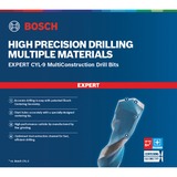 Bosch Set di punte MultiConstruction CYL-9 EXPERT, 7 pezzi, Drill bit set 