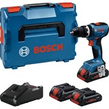 Bosch Trapano avvitatore a percussione a batteria GSB 18V-65 Professional, 18Volt blu