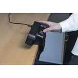 Brennenstuhl estilo Duplex ciabatta da tavolo 9 vie, 2x USB Nero/Argento