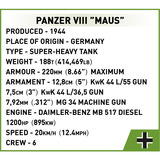 COBI Panzer VIII Maus, Giochi di costruzione 