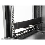 DeLOCK 66885 porta accessori Staffa di supporto, Rotaie di montaggio Nero, Staffa di supporto, Nero, Metallo, 48,3 cm (19"), 368 mm, 60 mm